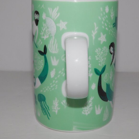 Danica Studio Sea Spell Mermaid Merman Mercat Merdog Green Coffee Tea Mug - Picture 6 of 8
